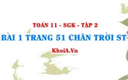 Bài 1 trang 51 Toán 11 Tập 2 Chân trời sáng tạo